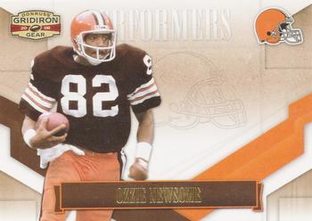 2008 Donruss Gridiron Gear - Performers Gold #P-34 Ozzie Newsome Front