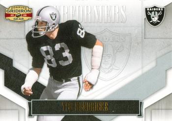 2008 Donruss Gridiron Gear - Performers Gold #P-43 Ted Hendricks Front