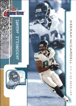 2001 Fleer Game Time #3 Keenan McCardell Front