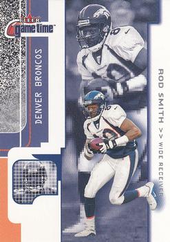 2001 Fleer Game Time #23 Rod Smith Front