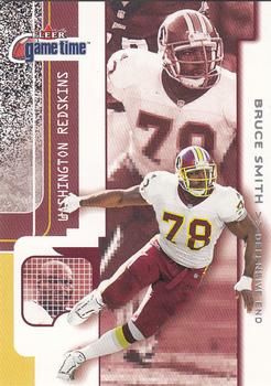 2001 Fleer Game Time #25 Bruce Smith Front