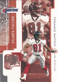 2001 Fleer Game Time #33 Terance Mathis Front