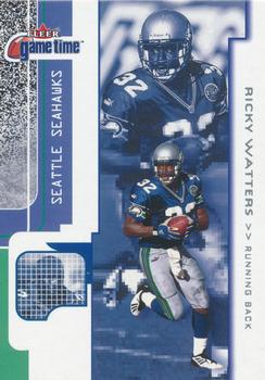2001 Fleer Game Time #51 Ricky Watters Front