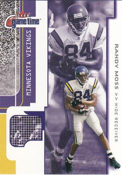 2001 Fleer Game Time #82 Randy Moss Front