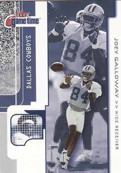 2001 Fleer Game Time #90 Joey Galloway Front