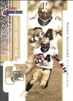 2001 Fleer Game Time #99 Ricky Williams Front