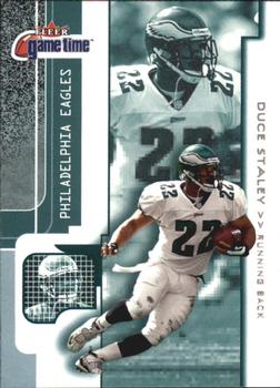 2001 Fleer Game Time #109 Duce Staley Front