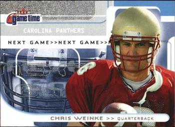 2001 Fleer Game Time #127 Chris Weinke Front