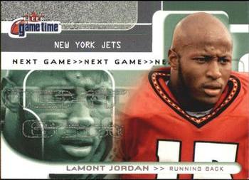 2001 Fleer Game Time #130 LaMont Jordan Front