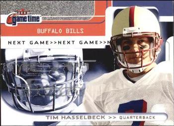 2001 Fleer Game Time #149 Tim Hasselbeck Front