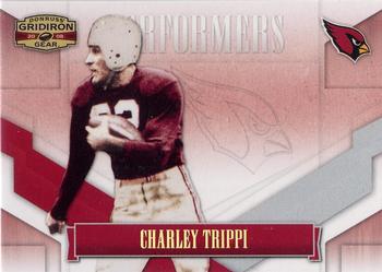 2008 Donruss Gridiron Gear - Performers Gold Holofoil #P-10 Charley Trippi Front