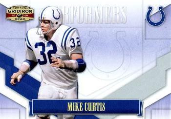 2008 Donruss Gridiron Gear - Performers Gold Holofoil #P-33 Mike Curtis Front