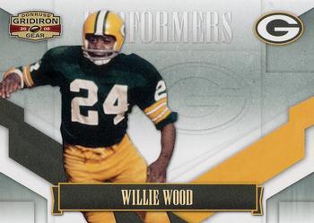 2008 Donruss Gridiron Gear - Performers Gold Holofoil #P-48 Willie Wood Front