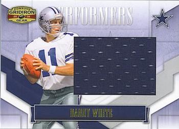 2008 Donruss Gridiron Gear - Performers Jerseys Jumbo Swatch #P-13 Danny White Front