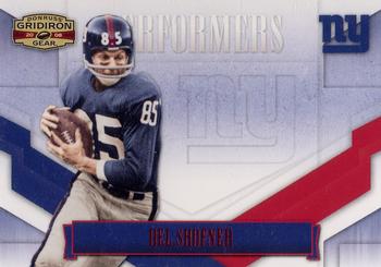 2008 Donruss Gridiron Gear - Performers Red #P-16 Del Shofner Front
