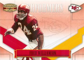 2008 Donruss Gridiron Gear - Performers Red #P-19 Fred Williamson Front