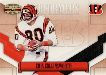 2008 Donruss Gridiron Gear - Performers Red #P-21 Cris Collinsworth Front
