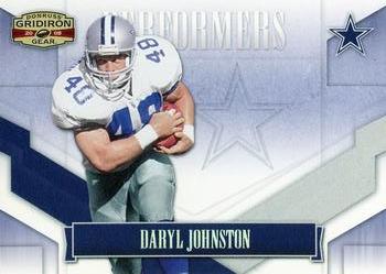 2008 Donruss Gridiron Gear - Performers Silver #P-14 Daryl Johnston Front