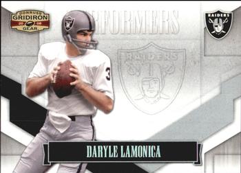 2008 Donruss Gridiron Gear - Performers Silver #P-15 Daryle Lamonica Front