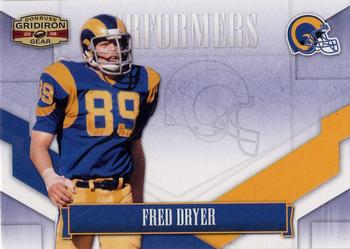 2008 Donruss Gridiron Gear - Performers Silver #P-18 Fred Dryer Front