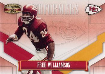 2008 Donruss Gridiron Gear - Performers Silver #P-19 Fred Williamson Front