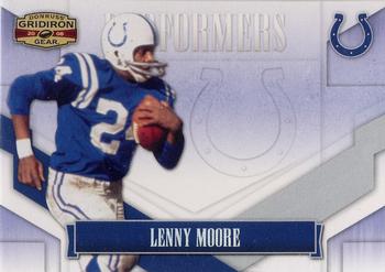 2008 Donruss Gridiron Gear - Performers Silver #P-28 Lenny Moore Front