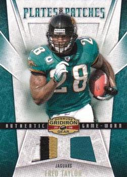 2008 Donruss Gridiron Gear - Plates and Patches #PP-4 Fred Taylor Front