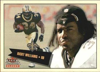 2001 Fleer Tradition Glossy #27 Ricky Williams Front