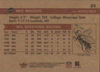 2001 Fleer Tradition Glossy #32 Eric Moulds Back