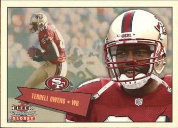 2001 Fleer Tradition Glossy #112 Terrell Owens Front