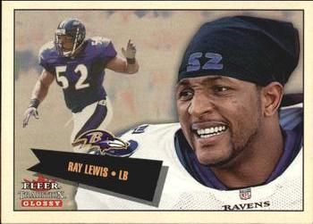 2001 Fleer Tradition Glossy #126 Ray Lewis Front