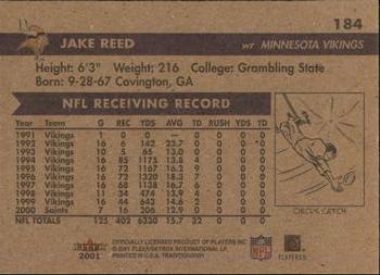 2001 Fleer Tradition Glossy #184 Jake Reed Back