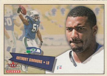 2001 Fleer Tradition Glossy #238 Anthony Simmons Front