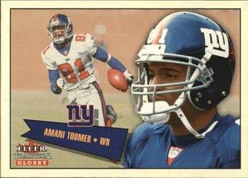 2001 Fleer Tradition Glossy #241 Amani Toomer Front