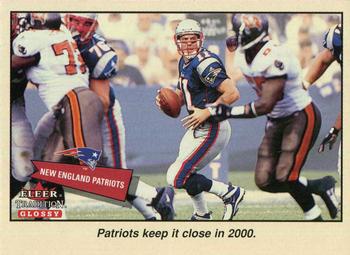 2001 Fleer Tradition Glossy #356 New England Patriots Front