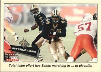 2001 Fleer Tradition Glossy #357 New Orleans Saints Front