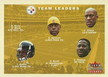 2001 Fleer Tradition Glossy #379 Pittsburgh Steelers Team Leaders Front