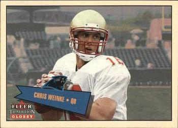 2001 Fleer Tradition Glossy #408 Chris Weinke Front