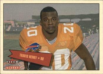2001 Fleer Tradition Glossy #412 Travis Henry Front