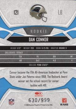 2008 Donruss Gridiron Gear - Retail Rookies #121 Dan Connor Back