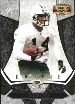 2008 Donruss Gridiron Gear - Retail Rookies #166 Marcus Henry Front