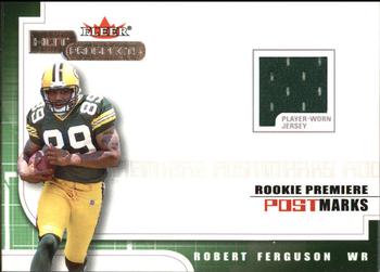 2001 Fleer Hot Prospects - Rookie Premiere Postmarks #NNO Robert Ferguson Front