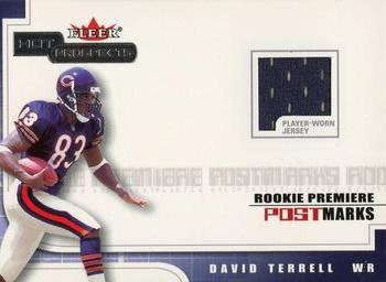 2001 Fleer Hot Prospects - Rookie Premiere Postmarks #NNO David Terrell Front