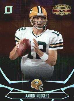 2008 Donruss Gridiron Gear - Silver Holofoil O's #36 Aaron Rodgers Front