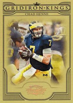 2008 Donruss Threads - College Gridiron Kings Gold #CGK-5 Chad Henne Front