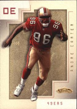 2001 Fleer Showcase #156 Andre Carter Front