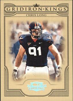 2008 Donruss Threads - College Gridiron Kings Silver #CGK-7 Chris Long Front