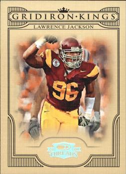 2008 Donruss Threads - College Gridiron Kings Silver #CGK-24 Lawrence Jackson Front