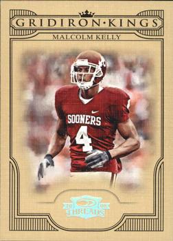 2008 Donruss Threads - College Gridiron Kings Silver #CGK-45 Malcolm Kelly Front