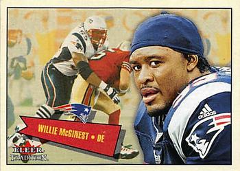 2001 Fleer Tradition #23 Willie McGinest Front